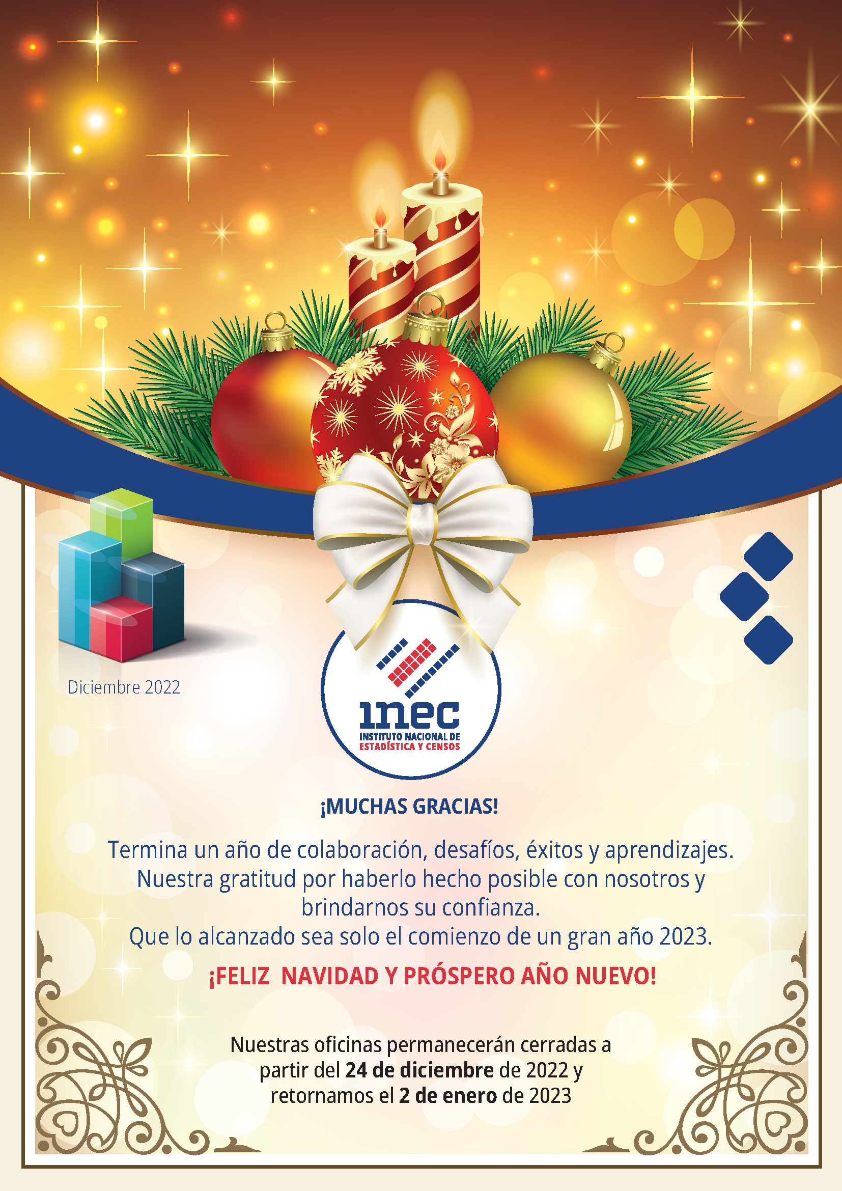 Tarjeta Navideña INEC 2022