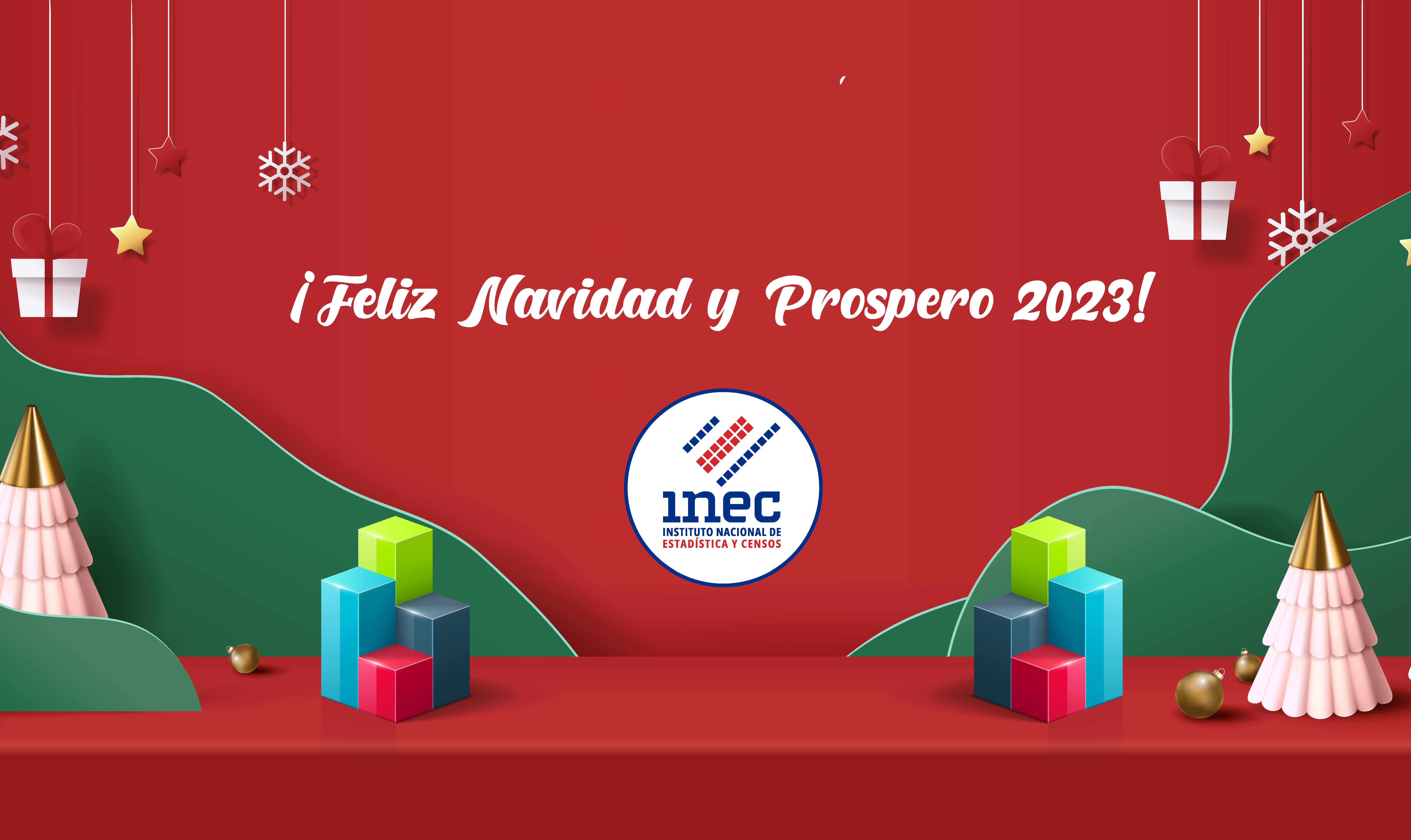 Feliz Navidad y próspero año 2023 les desea el INEC Costa Rica
